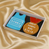 Personalised Marathon Biscuit & Running Medal Iced Biscuit Gift Box