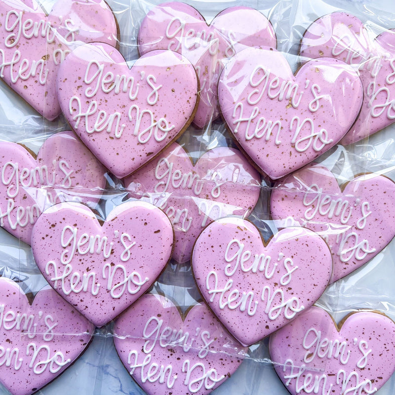 Hen Party Favours - Gold Speckled Hearts