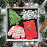 Galletas navideñas festivas - Set de regalo