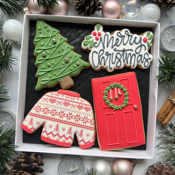 Festive Christmas Biscuits - Gift Set