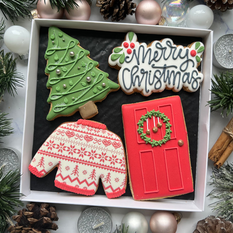 Festive Christmas Biscuits - Gift Set