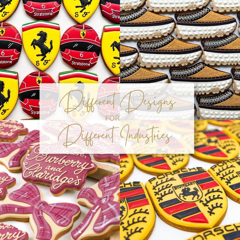 Branded Industry iced biscuits
