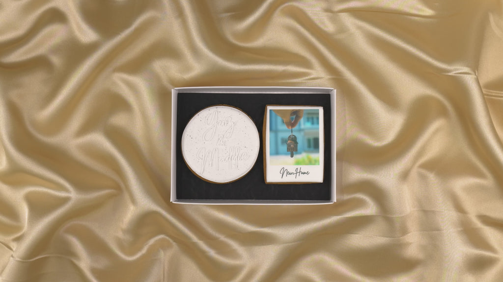 Personalised House Warming Biscuits Video 1