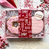 Valentines Iced Donut Biscuit Gift Pack