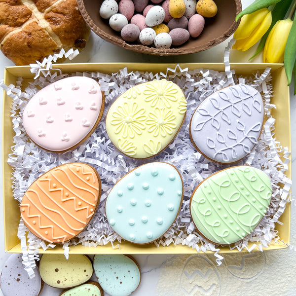Box of Easter Egg Biscuits