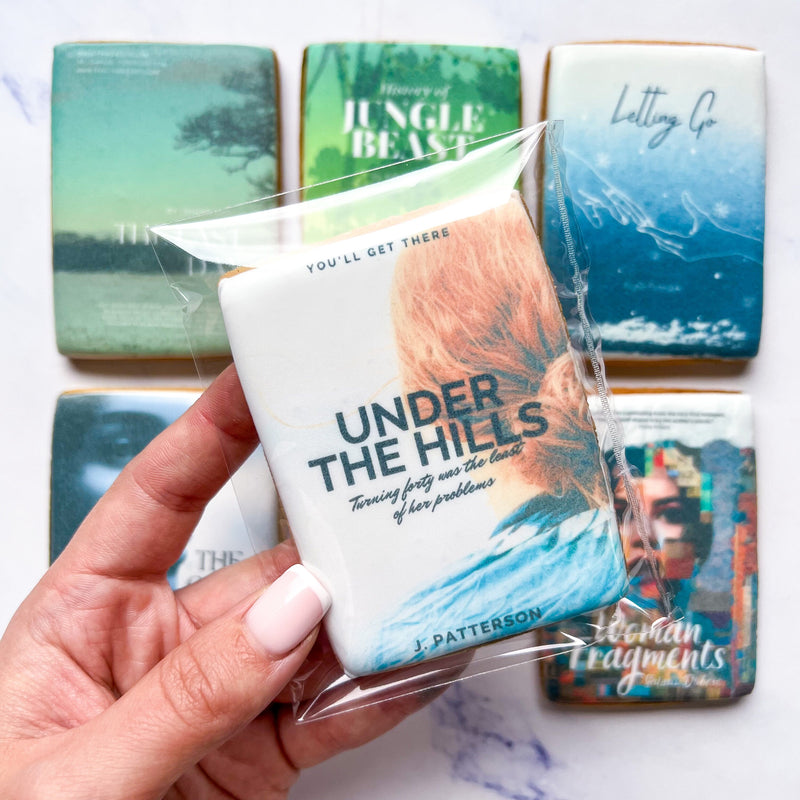Printed Book Front Biscuits