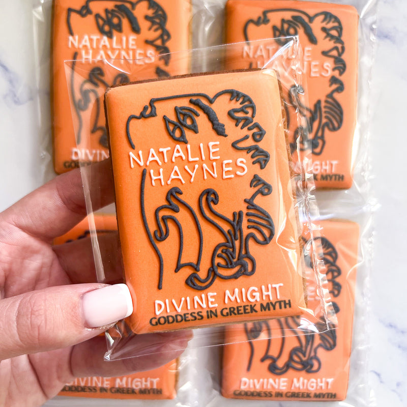 Hand Iced Book Front Biscuits