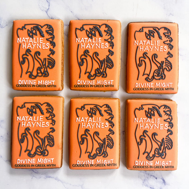 Hand Iced Book Front Biscuits